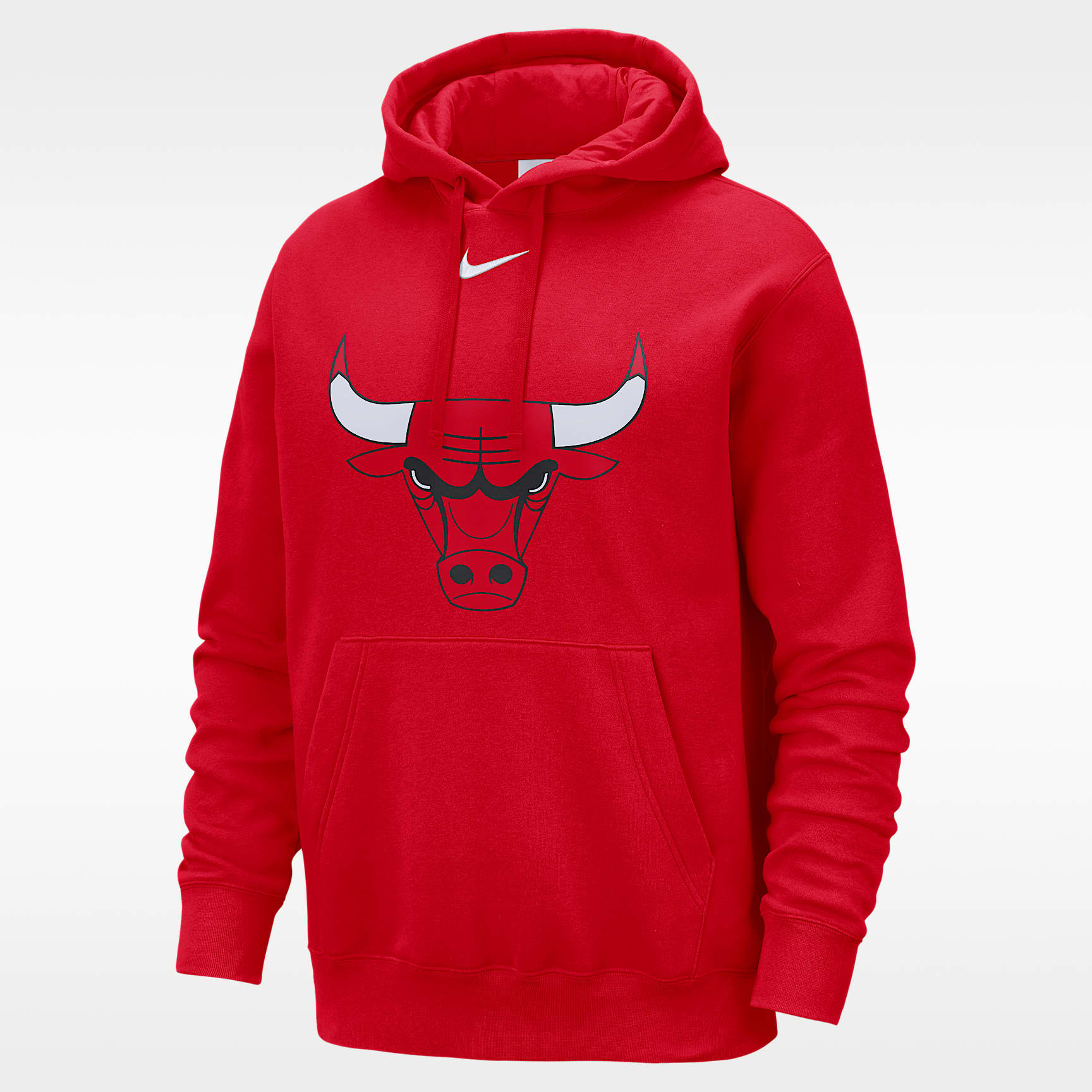 Chicago Bulls Club Men's Nike NBA Pullover Hoodie. Nike IL